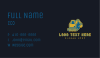 Excavator Construction Equipment Business Card Image Preview