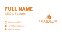 Orange Fast Food Diner Business Card Image Preview