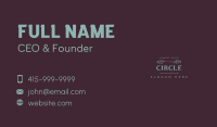 Elegant Event Planner Wordmark Business Card Image Preview