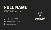 Bull Cartoon Anaglyph Business Card Image Preview