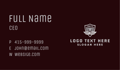 Car Repair Shop Badge Business Card Image Preview