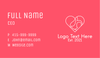 Mother Child Heart Business Card Image Preview