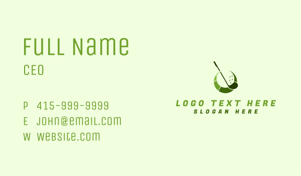 Mini Golf Sports Golf Club Business Card Design Image Preview