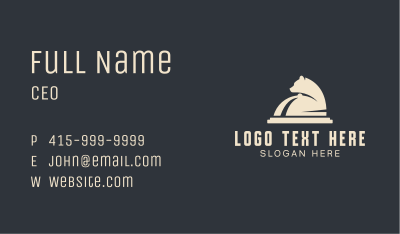 Bear Cloche Dining Business Card Image Preview