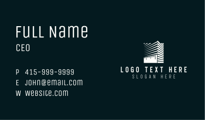 Building Ruler Architect Business Card Image Preview
