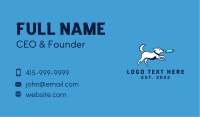 Pet Dog Frisbee Business Card Image Preview