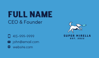 Pet Dog Frisbee Business Card Image Preview