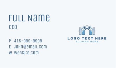 Real Estate Property Builder Business Card Image Preview