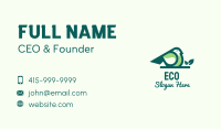 Green Eco Bird Business Card Image Preview