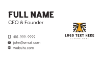 Tiger Eyes Safari Business Card Design