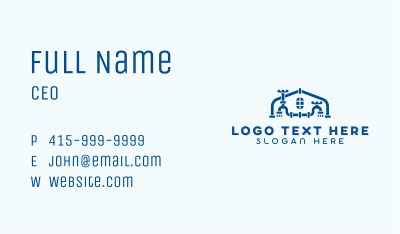 Pipe Plumbing Repair Business Card Image Preview