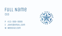 Abstract Social People Business Card Image Preview