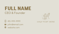 Gold Luxe Diamond Business Card Image Preview