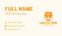 Toilet Paper Crown Business Card Image Preview
