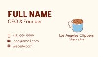 Simple Cafe Mug Business Card Image Preview