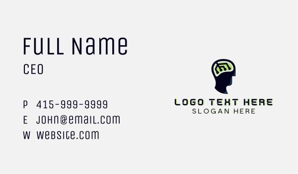 Ai Head Programmer Business Card Design Image Preview