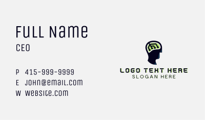 Ai Head Programmer Business Card Image Preview
