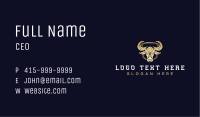 Premium Horn Bull Business Card Image Preview