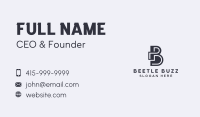 Builder Architecture Letter B Business Card Image Preview