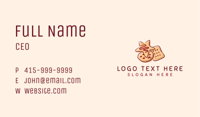 Cookie Pastry Sweet Dessert Business Card Image Preview