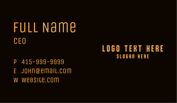 Business Enterprise Wordmark Business Card Design Image Preview