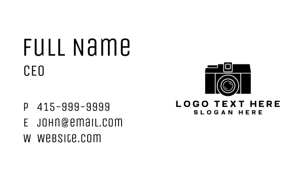 Camera Photography Picture Business Card Design Image Preview