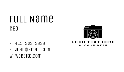 Camera Photography Picture Business Card Image Preview