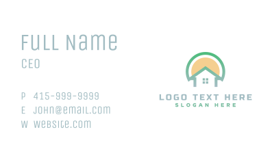 Sunrise House Window Business Card Image Preview