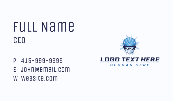 Bicycle Sports Helmet Business Card Design Image Preview