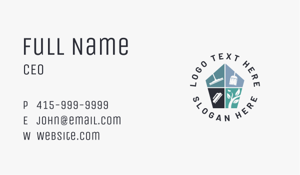 Home Sanitation Housekeeping Business Card Design Image Preview