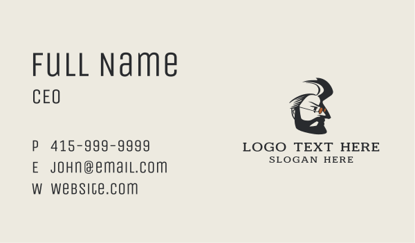 Hipster Man Sunglasses Business Card Design Image Preview