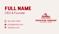 Red Freight Trucking  Business Card Image Preview