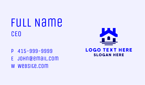 House Roofing Chimney Business Card Design Image Preview