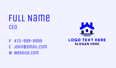 House Roofing Chimney Business Card Image Preview