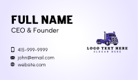 Delivery Truck Dispatch Business Card Image Preview
