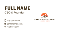 Real Estate Roofing Business Card Design