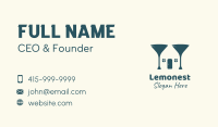 Wine Glass House Business Card Image Preview