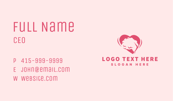 Heart Brain Psychology Business Card Design Image Preview