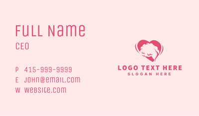 Heart Brain Psychology Business Card Image Preview