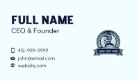 Creepy Skull Hipster Business Card Preview