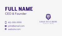 Lion Royal Insurance Business Card Preview