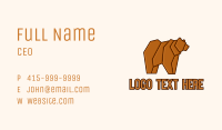 Bear Hunting Animal Business Card Image Preview