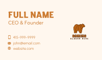 Bear Hunting Animal Business Card Image Preview