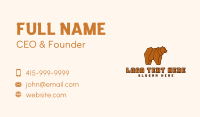 Bear Hunting Animal Business Card Image Preview