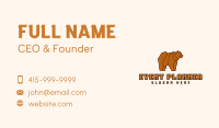 Bear Hunting Animal Business Card Image Preview