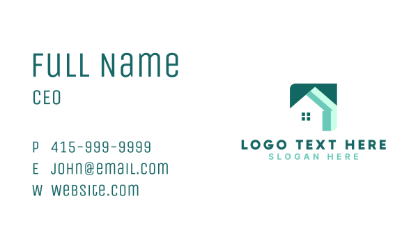 House Building Residence Business Card Design Image Preview