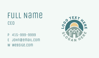 Rural Farm House Business Card Image Preview