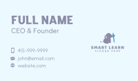 Cute Elephant Pencil  Business Card Image Preview