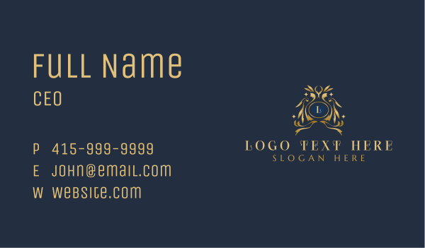 Luxury Royal Hotel Business Card Design Image Preview