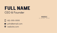 Deluxe Apparel Wordmark Business Card Image Preview